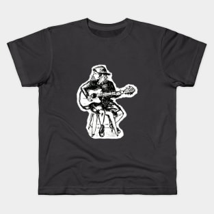 handsome guitarist Kids T-Shirt